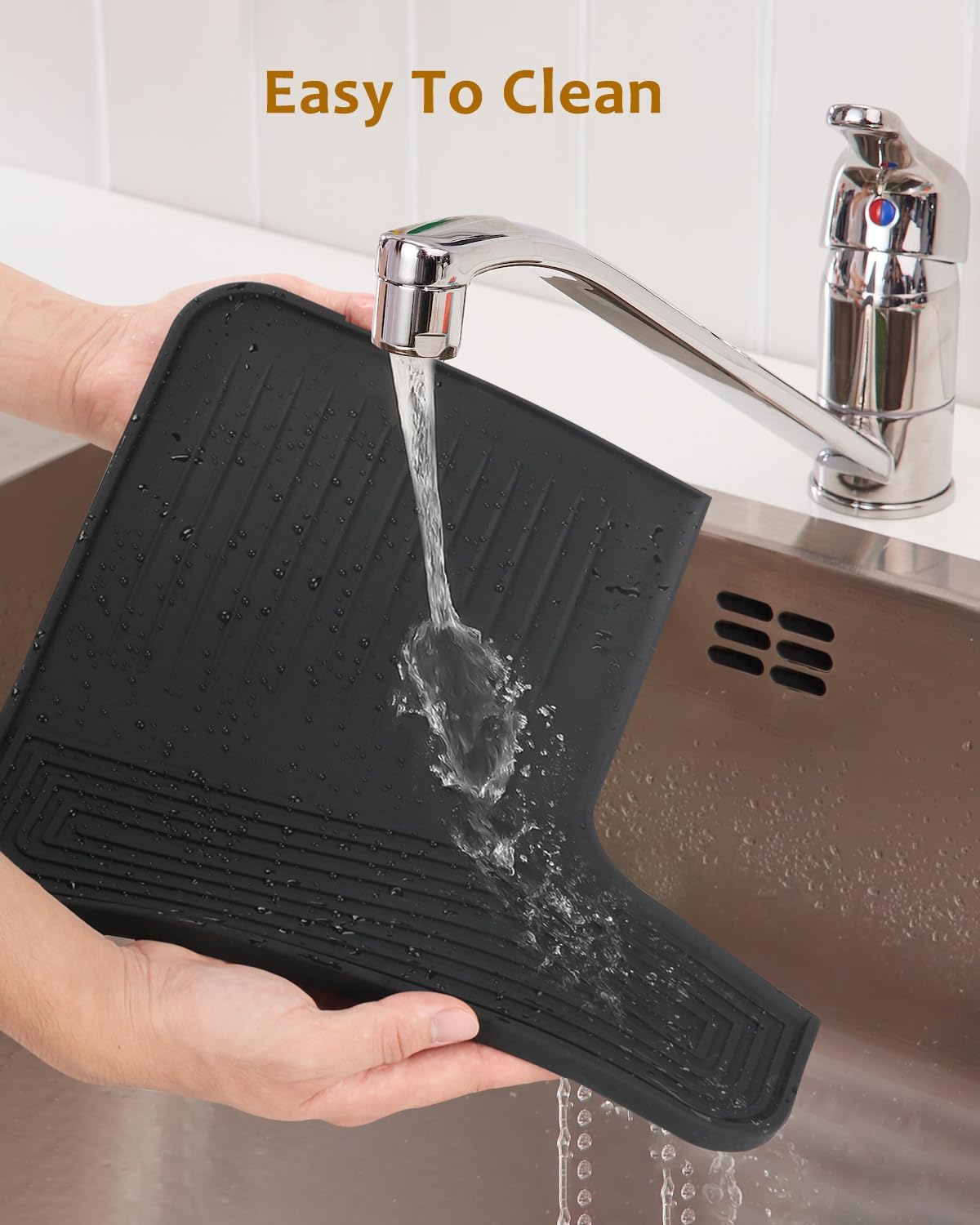 Top Mat for Ninja Luxe Espresso Coffee Machine ES601 & ES701 – Protects Top Surface – Food-Grade Silicone - Grinder Access Unblocked - Waterproof, Heat-Resistant - Accessories for Ninja Luxe Cafe