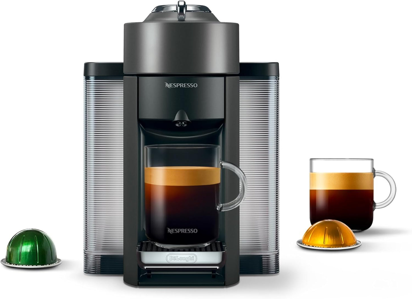 Nespresso Vertuo Coffee and Espresso Maker by De'Longhi, Graphite Metal