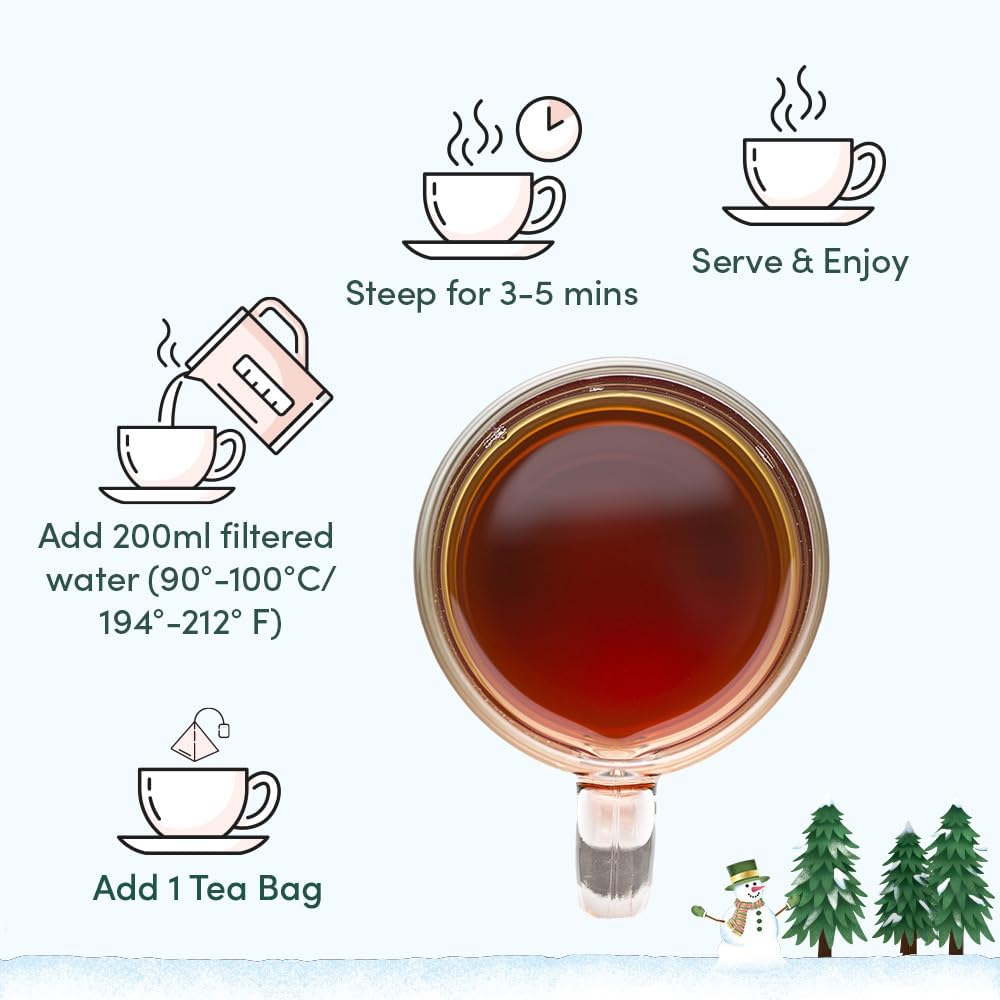 Limited Edition - Advent Calendar 2025 Tea Bags Folding Gift Set | 24 Unique Flavors - Holiday Gift Box | Christmas Advent Calendar 2025 for Adults, Advent Calendar 2025 Adult Women and Men | VAHDAM