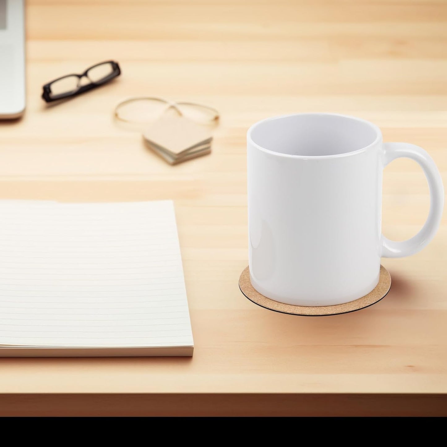 100 PCS self Adhesive Cork for Coasters Bulk,4 inches Coaster Bottoms self Adhesive,Round Coaster Backing with self Adhesive,DIY Crafts Drinks Cork Coasters