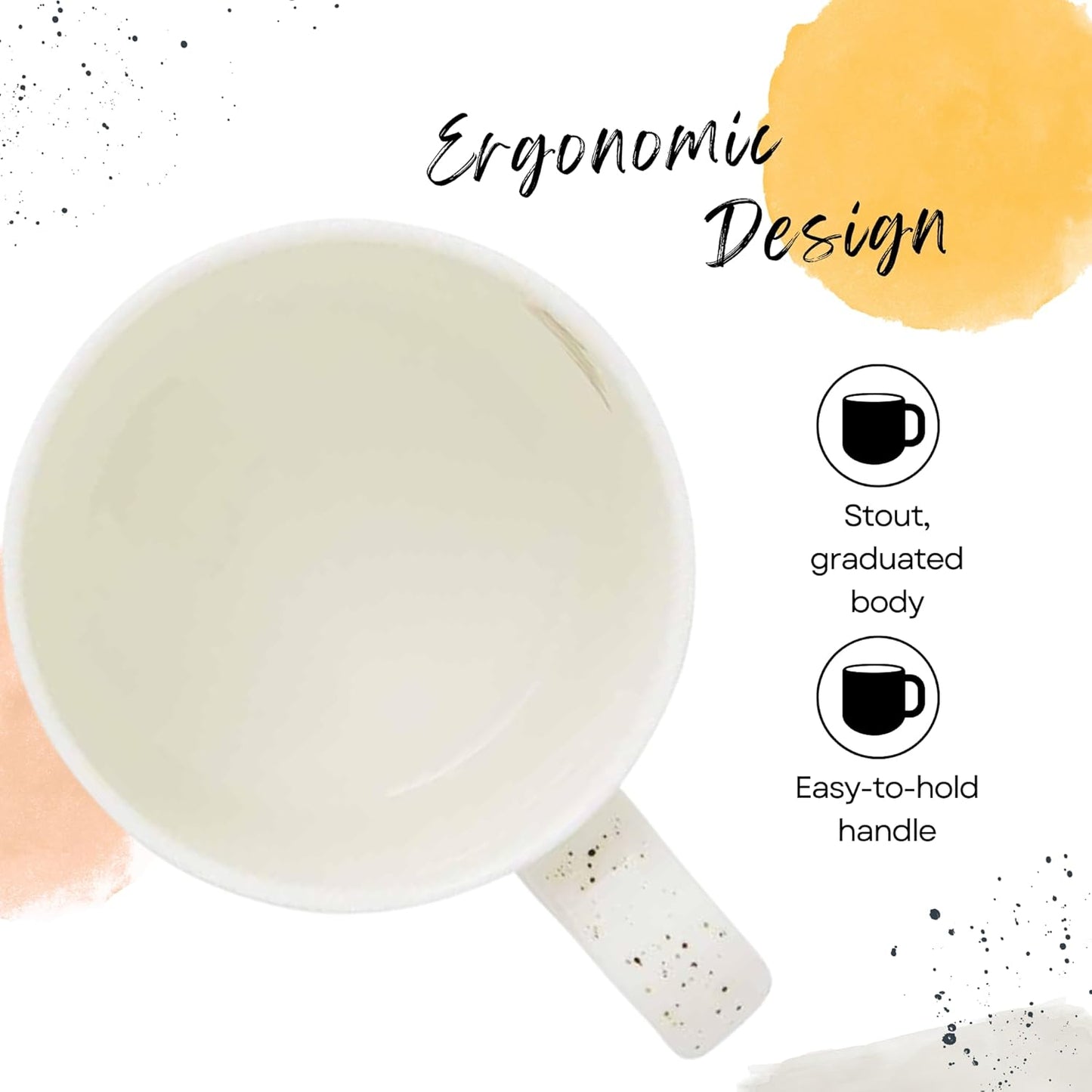 Royal Worcester Wrendale Designs 14 oz Mug, Daisy Chain with Cow Illustration - Floral Animal Mug for Cottagecore Kitchens - Microwave, Dishwasher, Freezer Safe Fine Bone China Drinkware