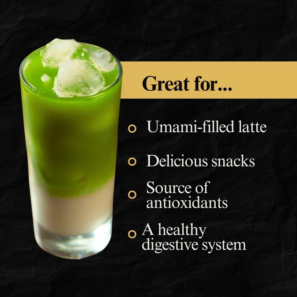 YEDOENSIS Premium Matcha - Organic Authentic Japanese Green Tea Matcha Powder, JAS Certified Organic Vegan Gluten-Free (100g)