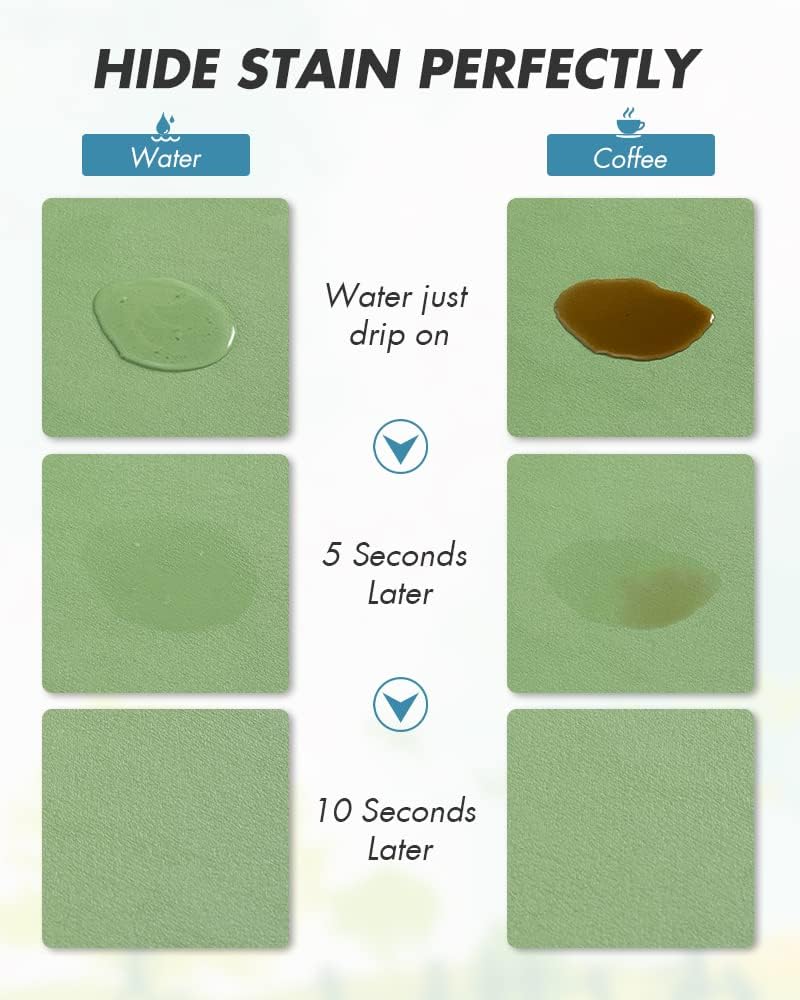 AMOAMI Coffee Mat - Hide Stain Rubber Backed Absorbent Dish Drying Mat for Kitchen Counter - Fits Under Coffee Maker or Machine