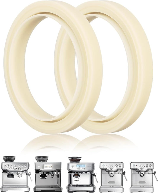 2PCS 54mm Silicone Steam Ring for Breville Espresso Machine 878/870/860/880/810/840/450/500 and Sage 880/878/875/870/810/500, Breville Espresso Machine Accessories Grouphead Gasket Replacement Part
