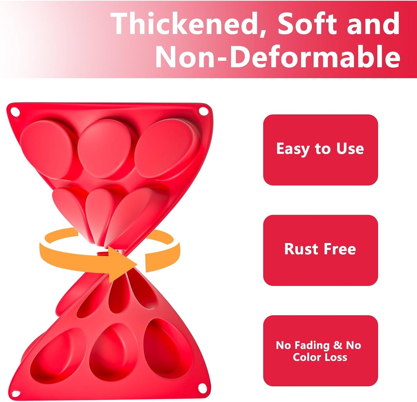 2 Inch Round MuffinPan,3 Pcs 12 Cups Egg Bites Silicone Mold,Cupcake Pan Molds For Baking English Muffins and Egg Bites,Cookies,Whoopie Pies,Mini Cakes,Biscuits,Buns