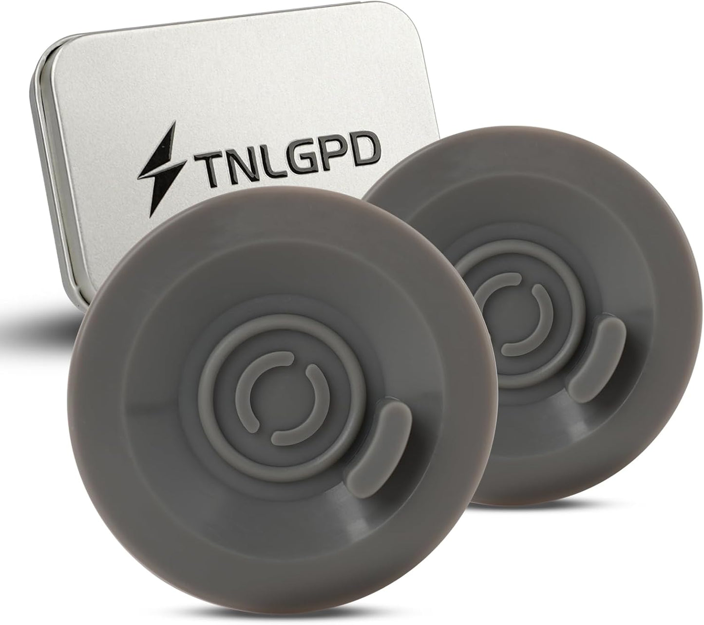 54mm Cleaning Disc Replacement for Breville Espresso Backflush Cleaning Disc for Breville Compatible with BES870/BES878/BES876/BES840/BES880/BES881/BES810/881 (54mm Glossy Gray (No Holes))