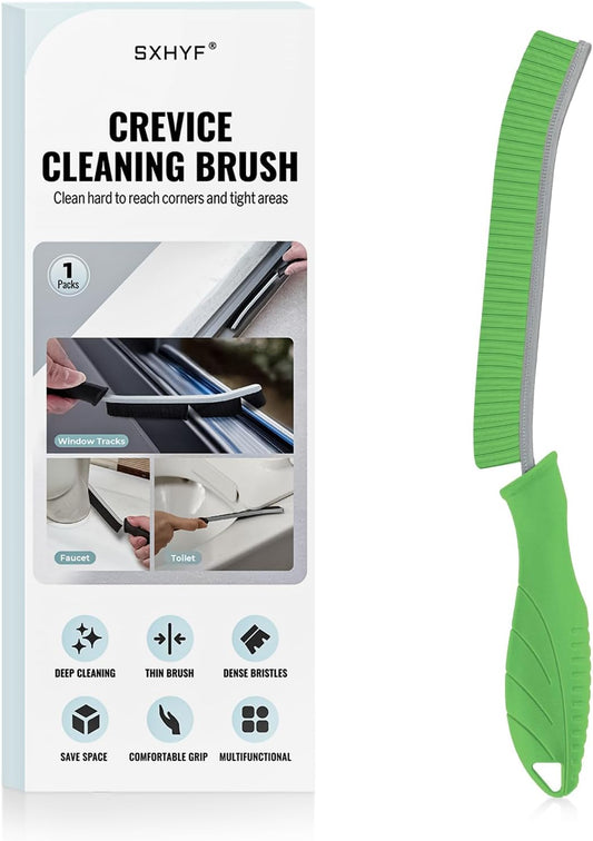 SXhyf Cleaning Brush - Hard Bristle Crevice Cleaning Brush, Multifunctional Gap Scrub Brush, Kitchen Essentials, Bathroom Cleaner Tools for Household Use, Home, Window, Toilet, Stove