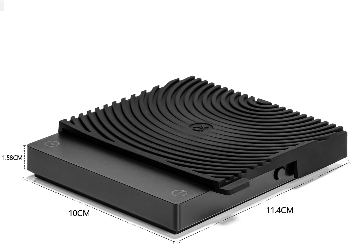 TIMEMORE Basic Mini Coffee Scale, Multifunction Electronic Espresso Scale, Weigh Digital Drip Cone Scale with Timer, Ultra Thin and LightMini Digital Food Kitchen Scale for Baking, Cooking