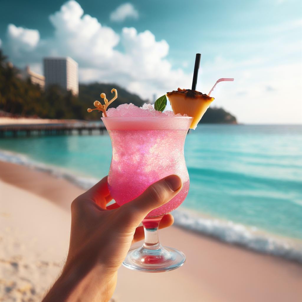 Brew Glitter - Pink (25g 1x Pump) 100% Edible Glitter For Drinks, Cocktails, Beer & Beverages