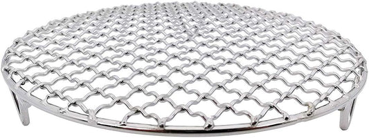 Versatile Round 304 Stainless Steel Cooling Rack Baking,Heat Resistant Rust Proof Sturdy Durable Dia 12"