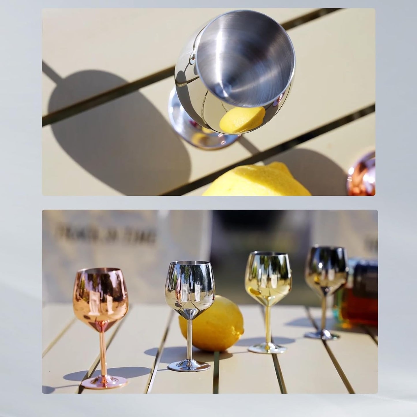 Shot Glasses, 2 oz Shot Glass Set, Stainless Steel Shot Glasses, Mini Wine Glass Perfect for Tasting Brandy,Suitable for family dinner party, bar tools, gifts(set of 2) (Silver)