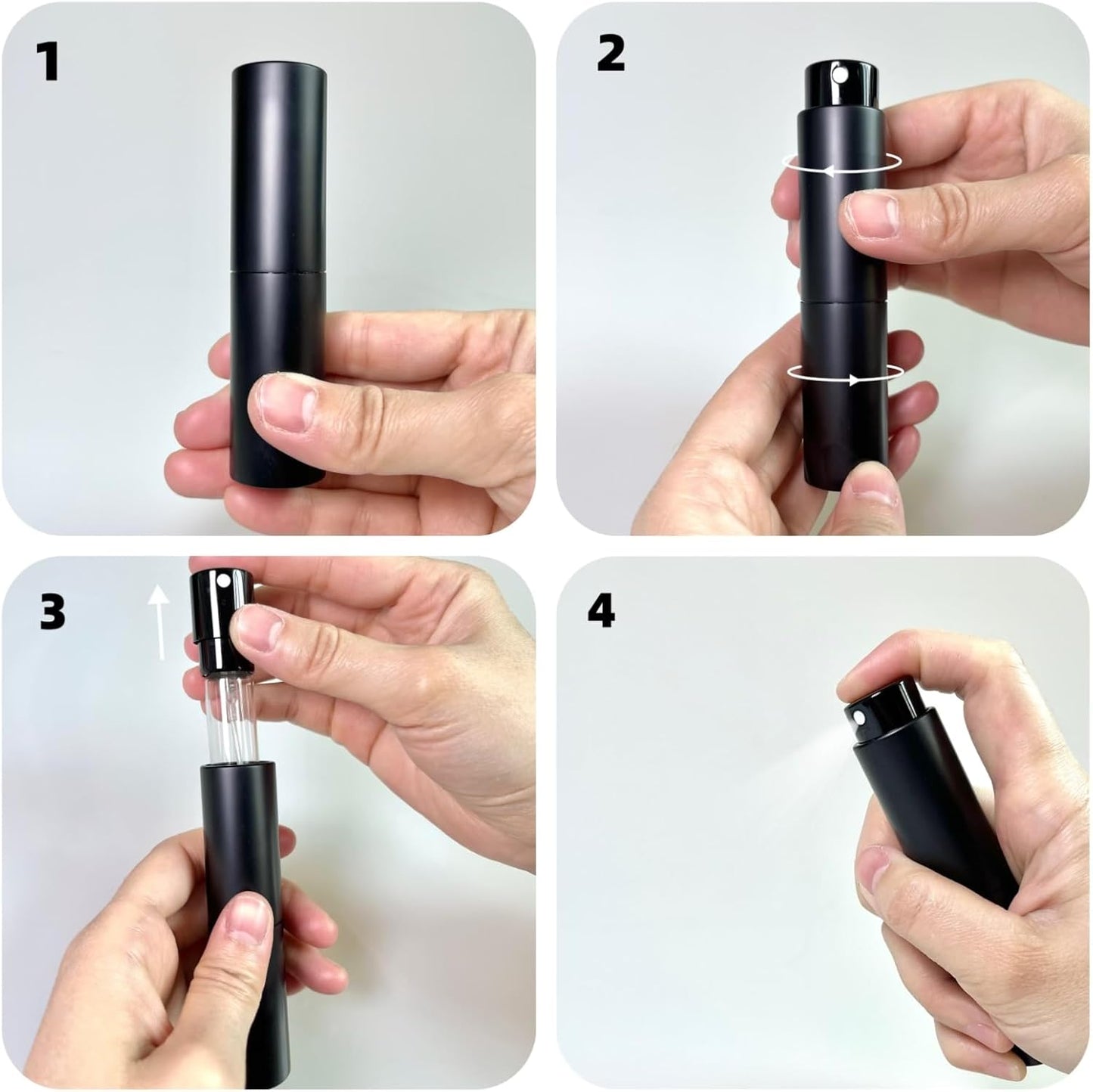 Coffee Bean Dosing Cup and Spray Bottle Set, Coffee Bar Accessories, Single Dose Measuring Tray Kit for Espresso