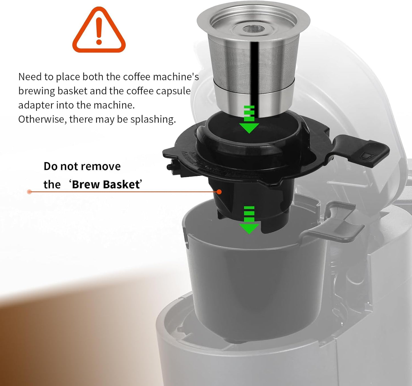 2 Pack Reusable Pods for Ninja Dual Brew Coffee Maker, Stainless Steel Reusable K Pod Permanent K Cups Filters Coffee Accessories Compatible with Ninja CFP101 & Ninja PB051 Coffee Maker