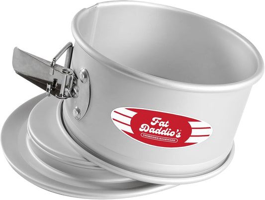 Fat Daddio's PSF-63 Anodized Aluminum Springform Pan, 6 x 3 Inch
