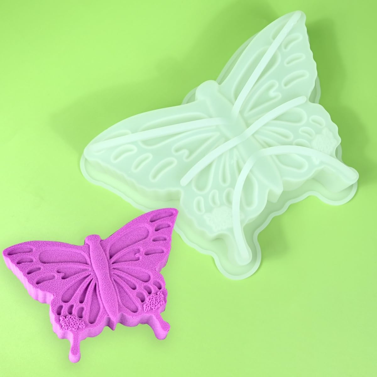 mostsom Butterfly Mousse Cake Silicone Mold DIY French Pastry Dessert Jelly Soap Flip Sugar Baking Tool Accessories (C_ Butterfly)