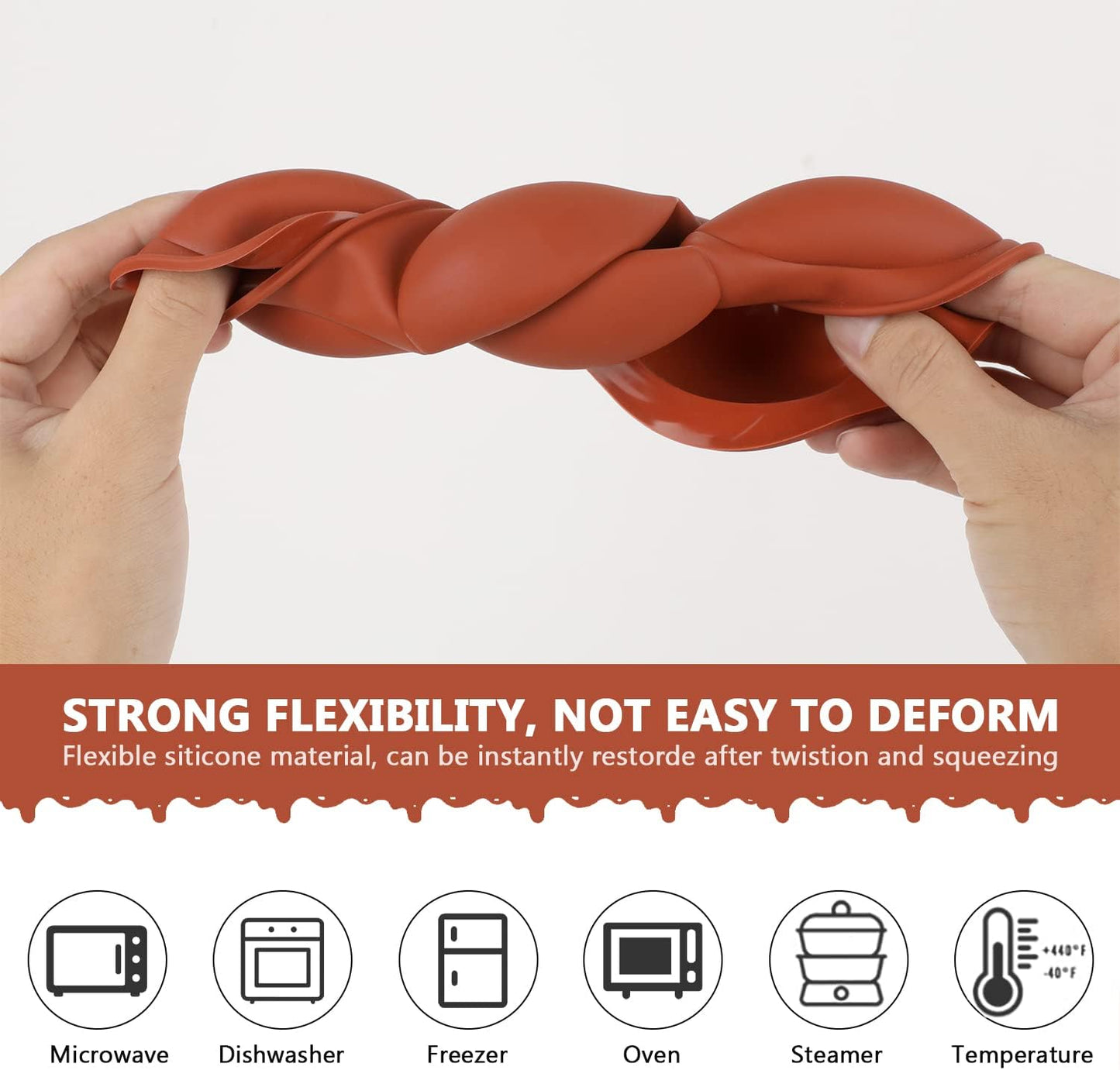 4Pack 6-Cavity Semi Sphere Silicone Mold, Baking Mold for Making Hot Chocolate Bomb, Cake, Jelly, Dome Mousse ((2Pcs Purple + 2Pcs Red))