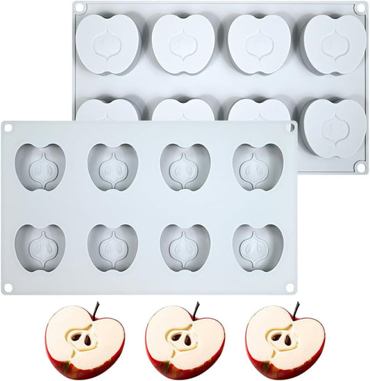 mostsom Appple Shaped Mousse Silicone Molds Chocolate Cake Mould Dessert Baking Form Cake Decorating Tools (G_ Appple)