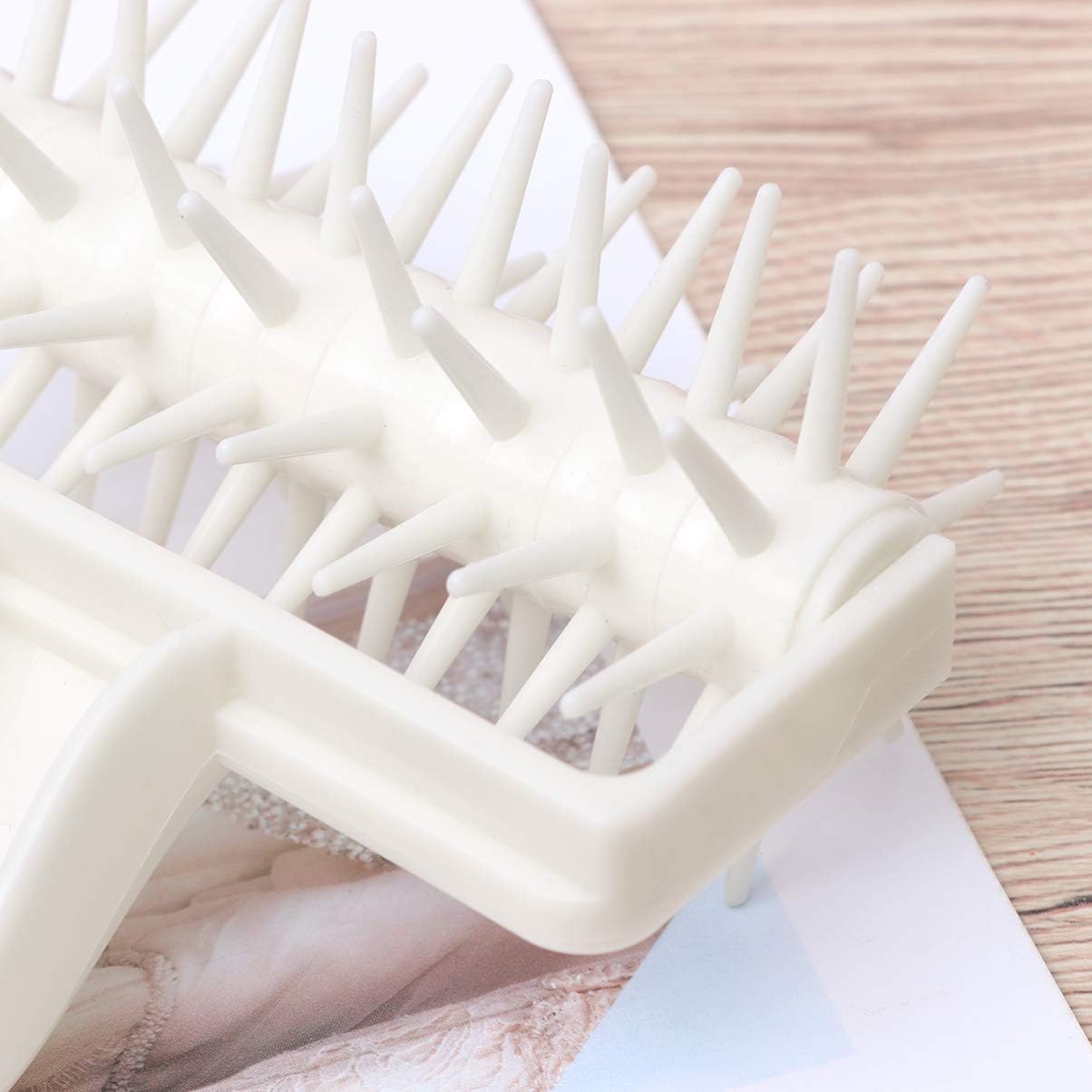 DOITOOL Punch Tool Pizza Dough Roller Docker Helps Cook Thin Crust Pizza Uniformly and Prevents Dough From Blistering Challah Bread Plastic Drum