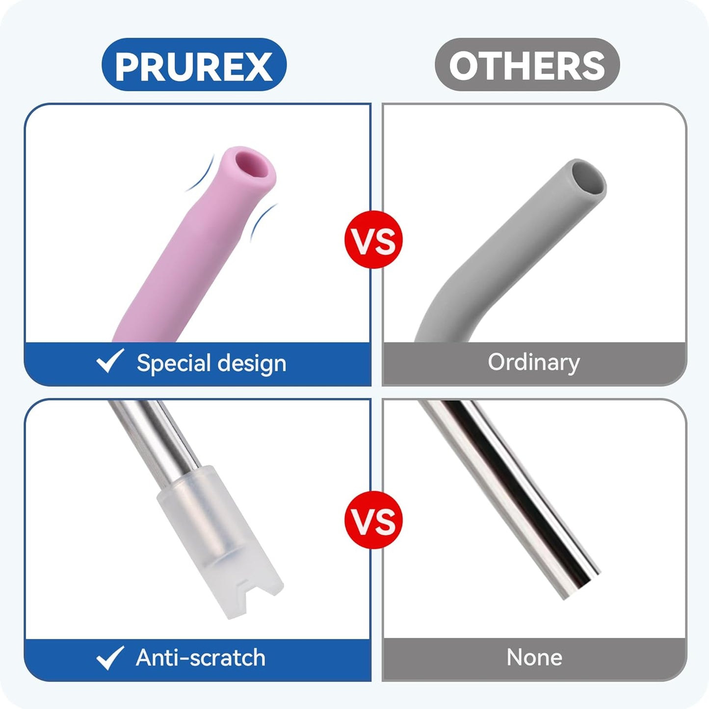 Reusable Metal Straws with Silicone Tip for Stanley 30oz,Stainless Steel Drinking Straws for 30oz Tumbler,3 Straight Tubes & 6 Tips& 1 Cleanr Brush (Dried Pine)