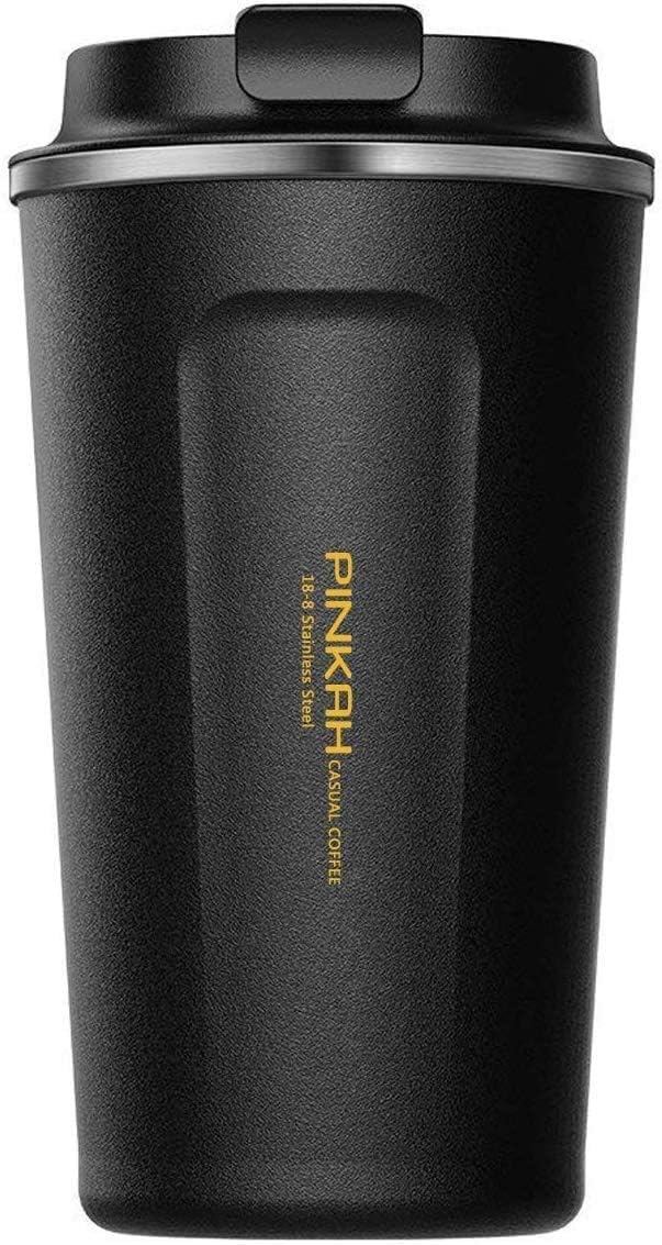 12OZ Vacuum Travel Mug for Ice Drinks/Hot Beverage, Double Walled Stainless Steel Insulated Coffee Tumbler Cup, Thermal Coffee Mug