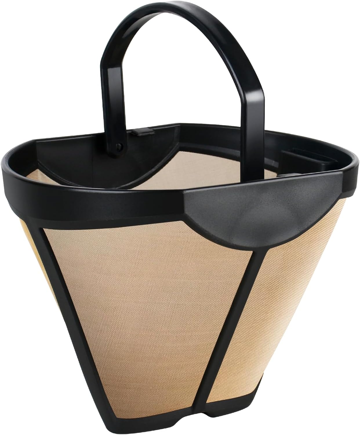 134KKW300 Coffee Permanent Filter Compatible with Ninja Coffee Filter, for CFP Dual Brew Coffee Maker Models CFP201 CFP250A CFP300 CFP301 CFP305 CFP307 Reusable Gold Tone Coffee Filter Basket