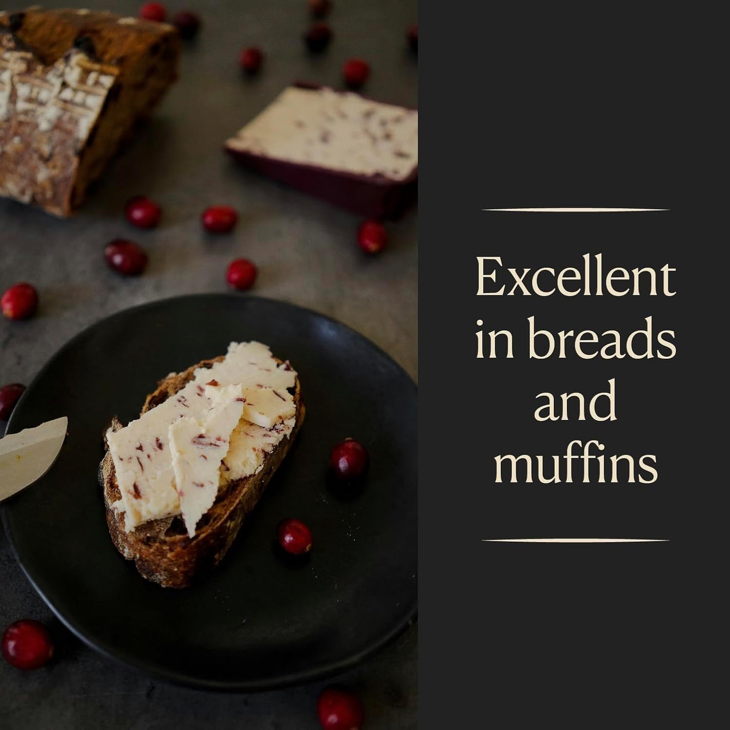 Cook's, Cranberry Extract for Breads, Muffins, Jellies, Jams, Sauces, Beverages, 4 oz