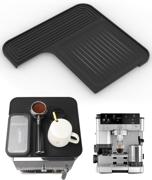 Top Mat for Ninja Luxe Espresso Coffee Machine ES601 & ES701 – Protects Top Surface – Food-Grade Silicone - Grinder Access Unblocked - Waterproof, Heat-Resistant - Accessories for Ninja Luxe Cafe