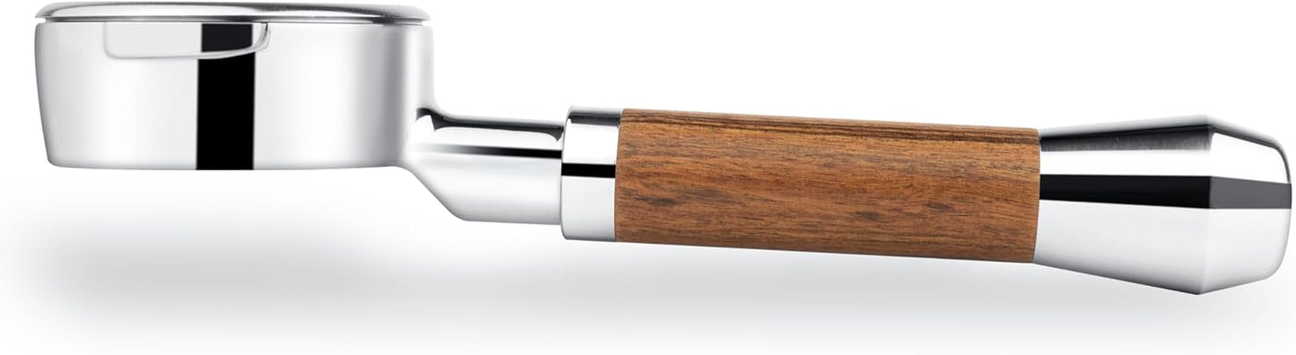 LILQ 58mm Bottomless Naked 2 Ears Portafilter Compatible with E61 Grouphead Machines– Includes 18–20g Basket (Barcino Fusion, 58mm For E61)