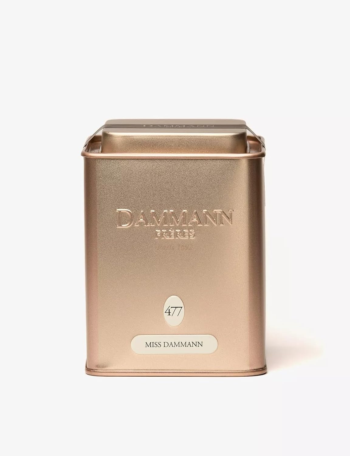 Dammann Freres Loose Leaf, Miss Dammann, Premium French Gourmet Green Tea, Blend Ginger, Passion Fruit, Lime Flavors, 3.52 Ounce Tin