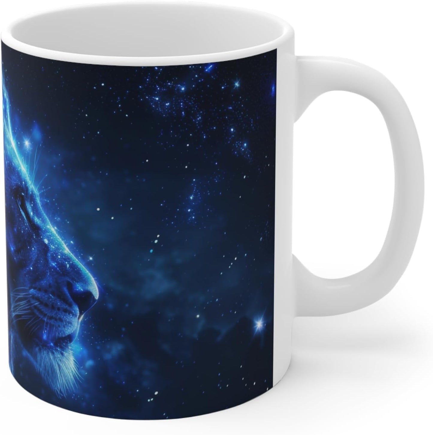 11 OZ Novelty Coffee Mugs - Christmas Gift (Lion Themed Mug)