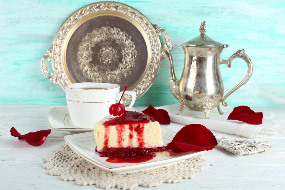 A Blend Above Heaven Sake Cheesecake Mix - No-Bake Dessert, All Natural, Vegan, Gluten Free, No MSG - Instant Dessert Mix, Fruit Dip, Bagel Topping, Frosting, Cheesecake Filling - Makes 16 Oz (Pack of 3)