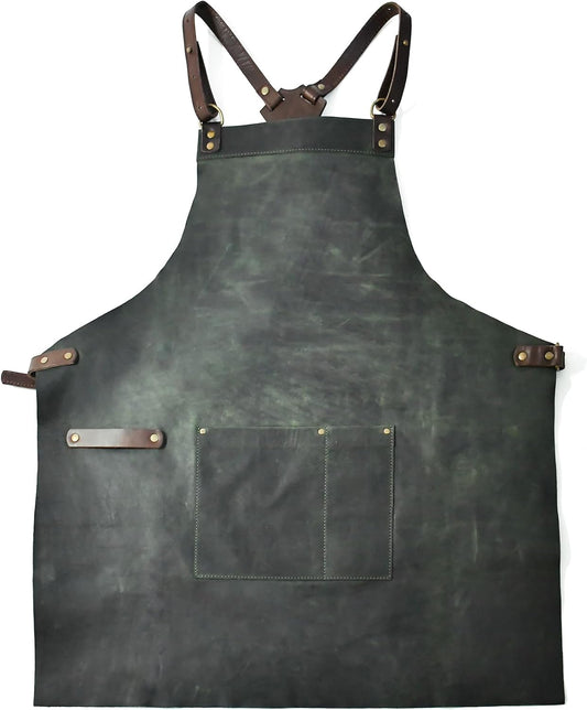 Leather Apron Barista Barber BBQ Barbecue