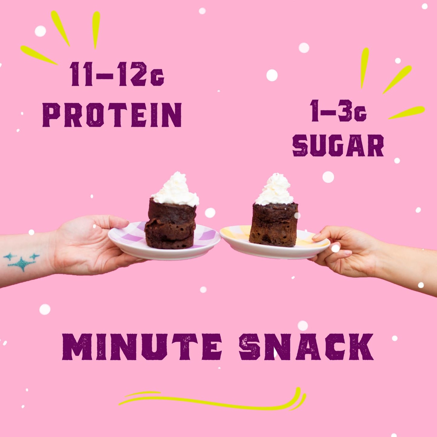 Sweet Logic Keto Dessert Mug Cake Mixes - Lemon Poppyseed - Low Sugar - Gluten-Free - Low Carb - Diabetic-Friendly Sweets - Natural Ingredients - High Protein - Delicious Keto Treats (4 Pack)