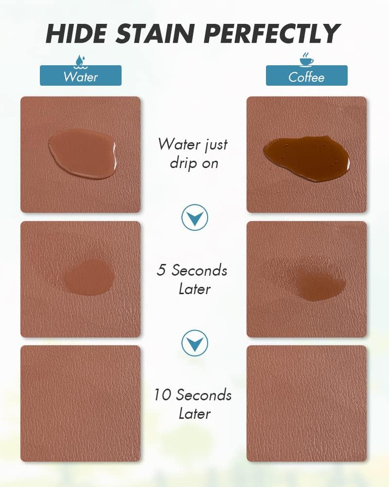 AMOAMI Coffee Mat Hide Stain Rubber Backed Absorbent Dish Drying Mat - Dark Grey, Blue, 17''x31.5''