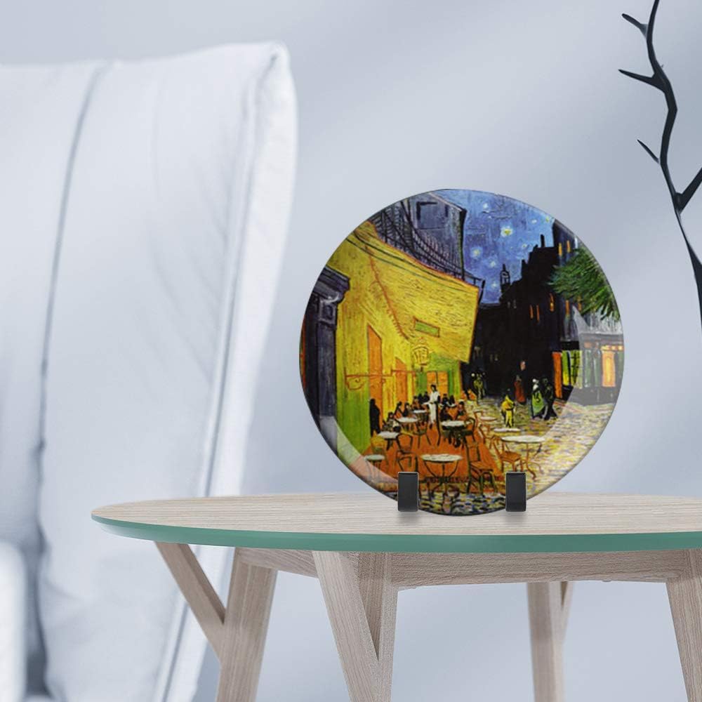 Plate Stands for Display - Plastic Easel Stand Plate Holder Display Stand Picture Frame Stand for Pictures | Photo|Decorative Plate |Dish | Tabletop Art - 6 inch-Black