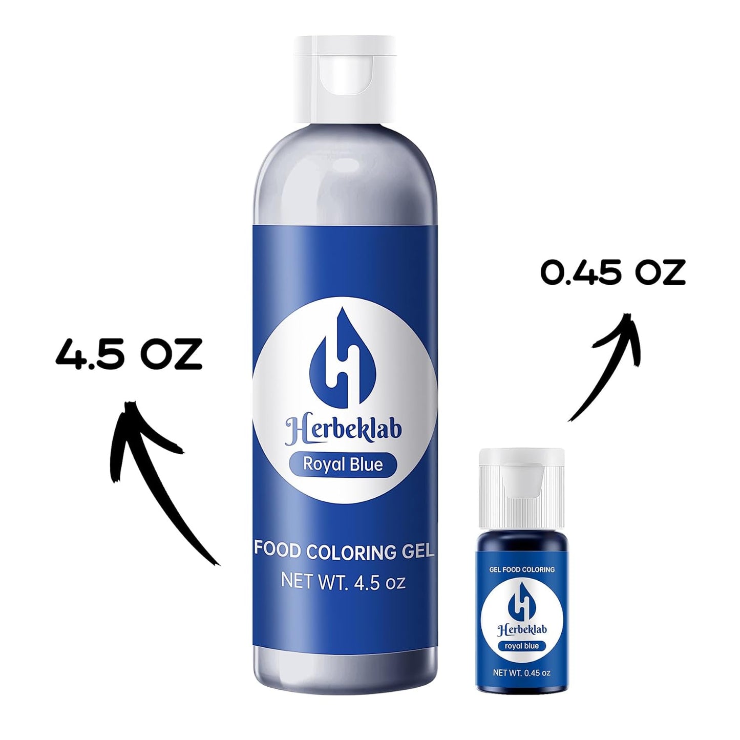 Royal Blue Gel Food Coloring 4.5 oz Professional Grade Royal Blue Food Dye Concentrated Gel Food Coloring for Icing Baking Cake Decoratin