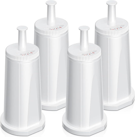 4 Pack Replacement Water Filter for Breville Espresso Machine Barista Touch Bes880, Oracle Touch BES990, Barista Pro BES878, Oracle BES980, Dual Boiler BES920 Bambino ClaroSwiss Sage (4)
