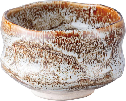 Japanese Traditional Handcrafted Matcha Chawan Tea Bowl Cup Ceremony Tableware Pottery (Ame Yuu)