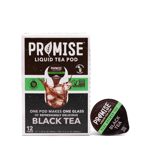 Promise Tea by Java House - Cold-Brewed Tea Concentrate Pods - Ethically Sourced - Black Tea - Pack of 12