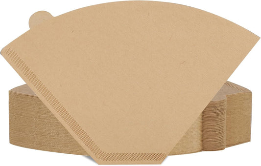 (Prudiut) 360 Count #4 Cone Coffee Filters 8-12 Cups, Disposable Natural Coffee Filters 4 Cone Paper Unbleached 4 Filters Paper Compatible with Ninja, Drip and Pour Over Coffee Maker