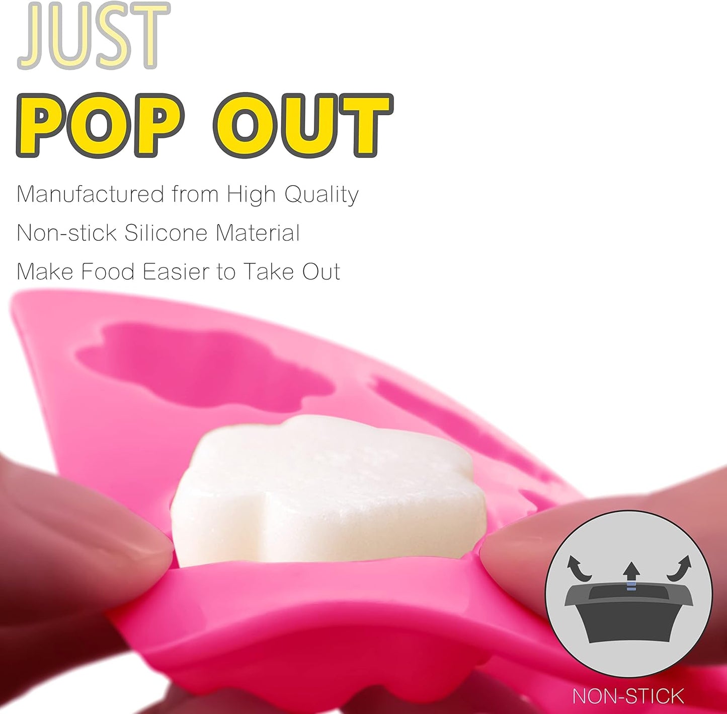 Anaeat Reusable Silicone Molds with Puppy Dog Paw and Bone Shaped, Flexible & Non-Stick Ice Cube Tray, Candy and Chocolate Making Mold for Homemade Baking Dog Treats, Jelly, Biscuit & Cupcake (2 Pack)