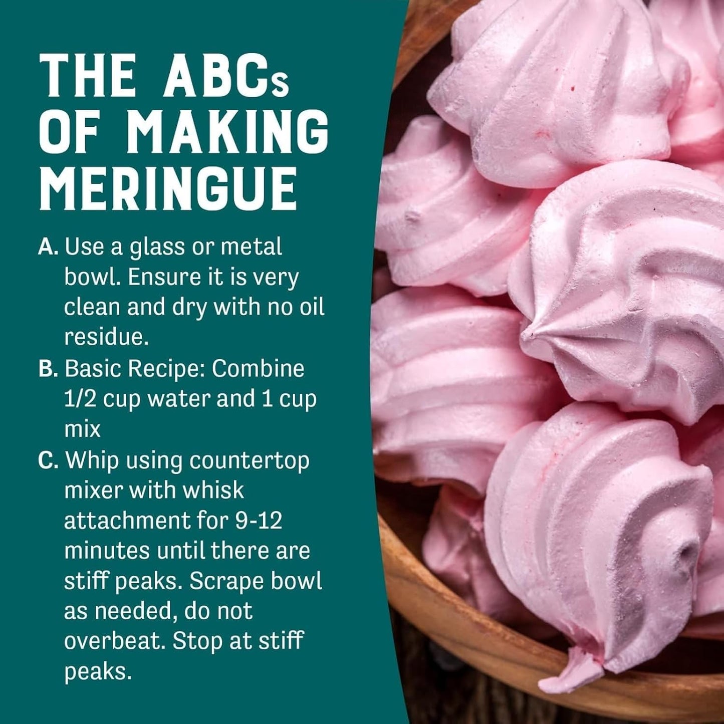 Judee's Gluten Free Complete Strawberry Meringue Powder Mix 11.4 oz - Just Add Water - Make Meringue, Cookies, Pies, Frosting, and Royal Icing - Great for Baking - No Preservative and Nut-Free