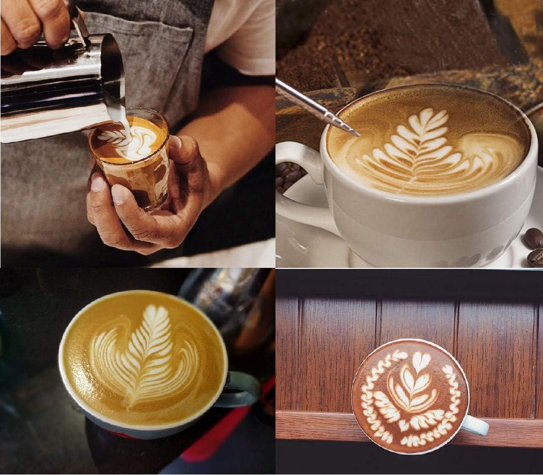 1500ml/50oz Stainless Steel Milk Frothing Pitcher for Coffee, Cappuccino, Latte Art