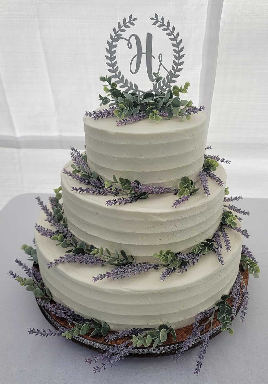 Siking Stainless Steel Cake Comb Metal Cake Scraper, Cake Buttercream Icing Smoother Edge Side Sculpting Decorating Tools (Large Scallop), SCC- 1-4