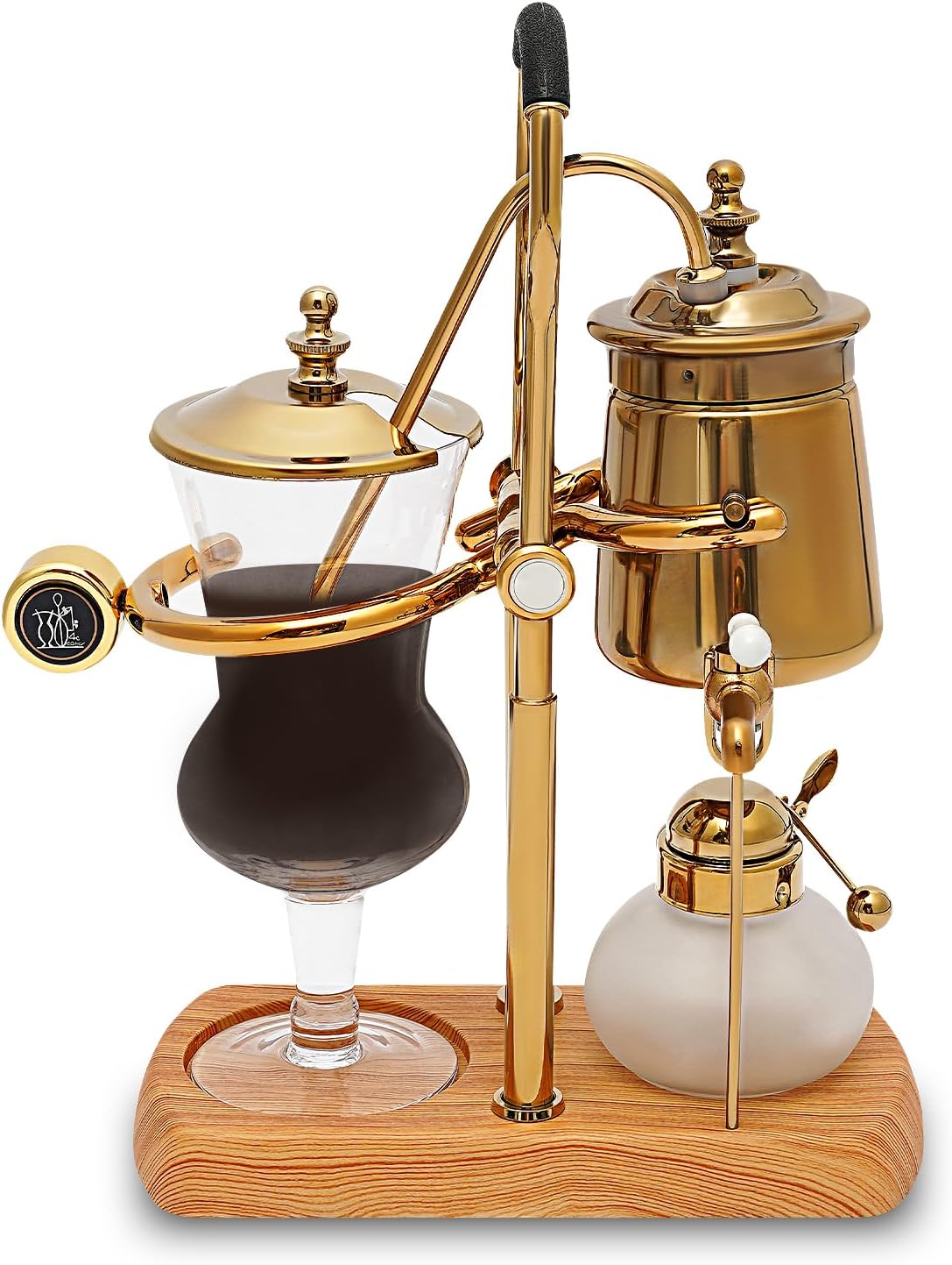 Retro Coffee Brewer,Belgium Luxury Royal Family Balance Syphon Coffee Maker,Vintage Coffee Maker with Filter
