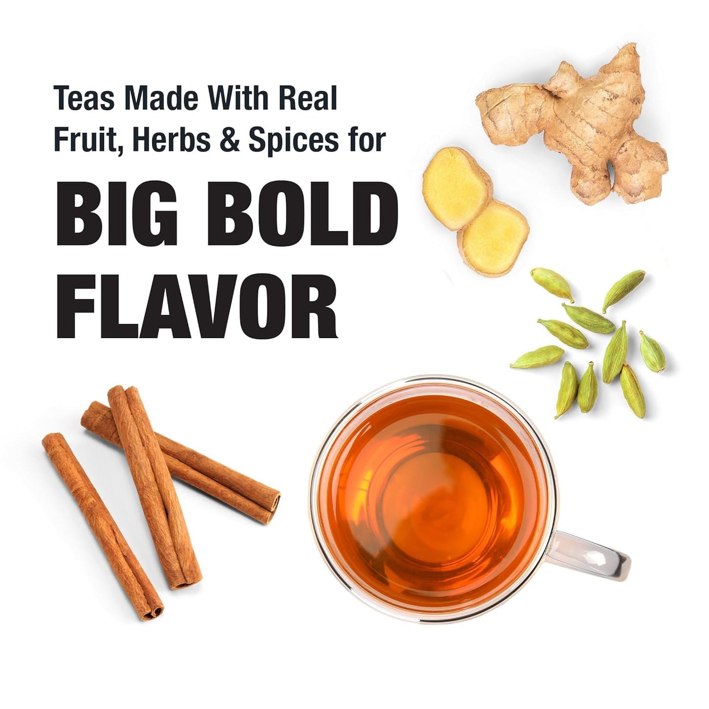 Tiesta Tea - Chai Love, Loose Leaf, Spiced Chai Black Tea, Premium High Caffeinated Blend, Make Hot or Iced & Brews Up to 200 Cups, 16 Ounce Resealable Bulk Pouch