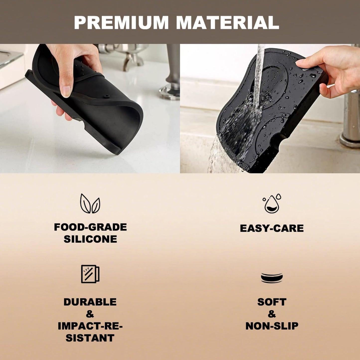 2-Piece Coffee Tamping Set with Silicone Tamper Mat & Tamper Holder | Storage Distributor/Tamper/Puck Screen | Essential Barista Espresso Accessories for Coffee Bar