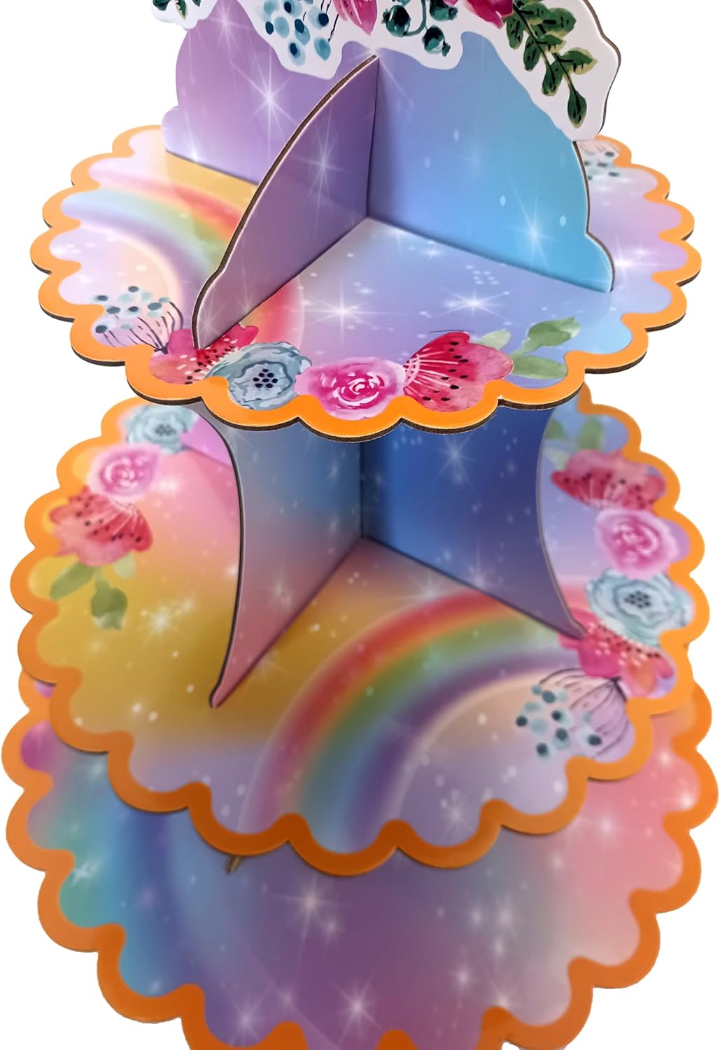 Unicorn Cupcake Stand, 3 Tier Cupcake Stand