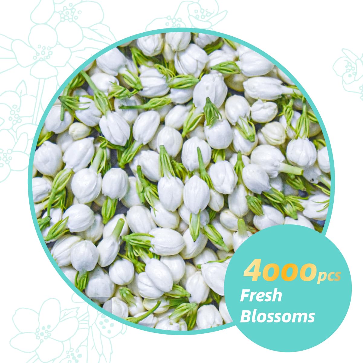 Essencesip Jasmine Black Tea - Floral Twist on Classic English Breakfast Style, 4oz Organic Loose Leaf tea in Reusable Tin