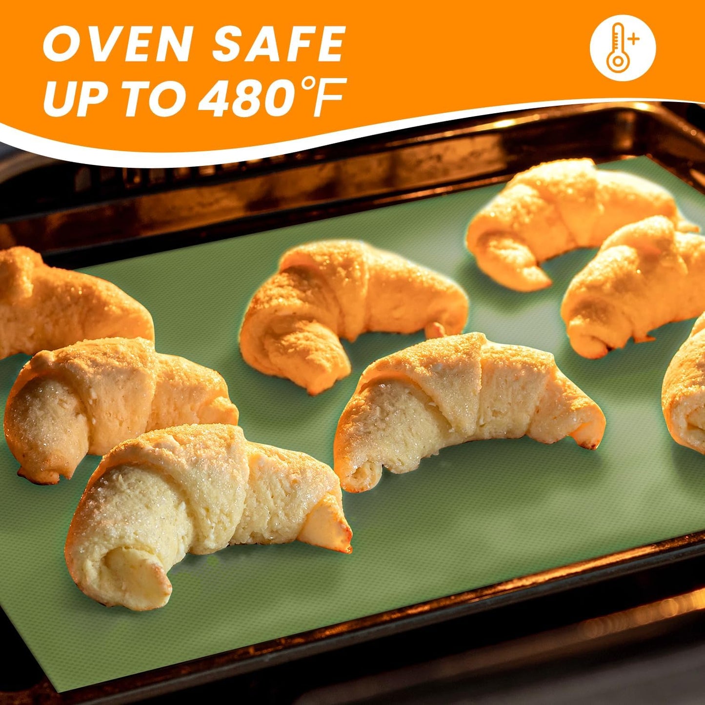 Silicone Baking Mat Roll- Cut to Size Silicone Mat Roll- SIlicone Mat for Baking, Macaoron Baking Sheet, Non-stick Pastry Mat, Reusable Dough Rolling Mat